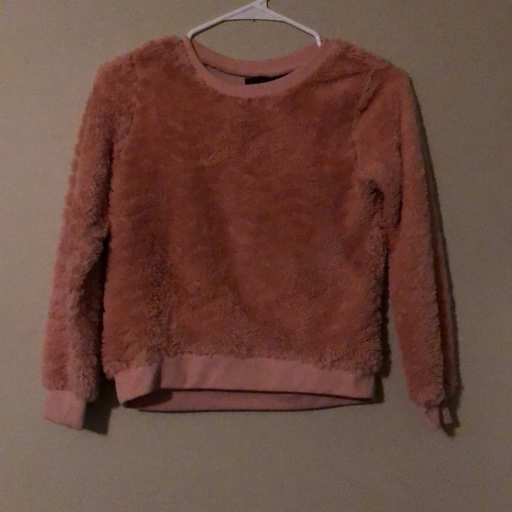 Girls fluffy sweater